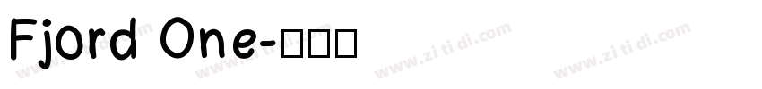 Fjord One字体转换